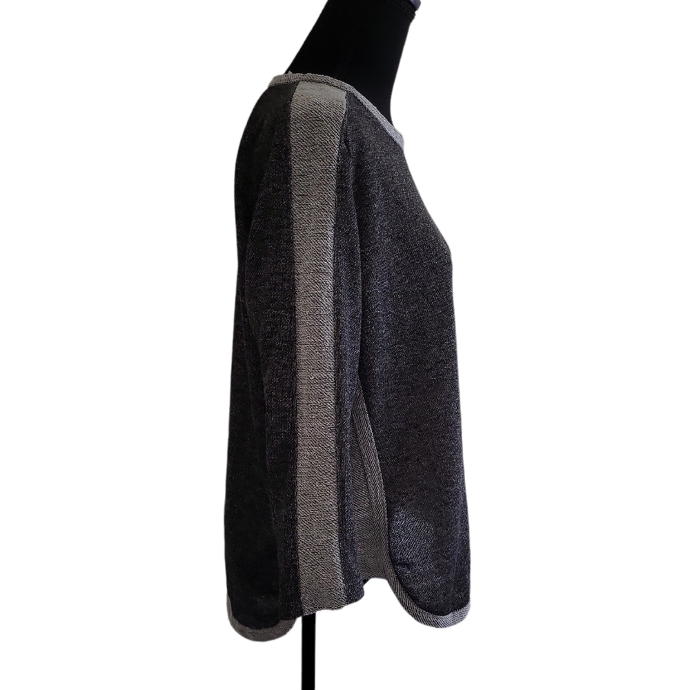 Sold Cathy Daniels women's colorblock long sleeve sweater shirt top, L - Picture 3 of 6